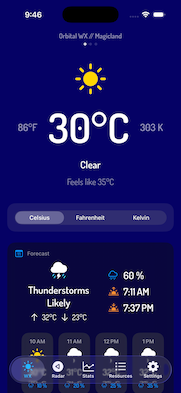 OrbitalWX Magicland screenshot